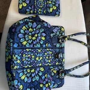 Vera Bradley, bag and wallet, floral